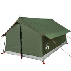vidaXL 2-personers campingtelt vandtæt olivengrøn
