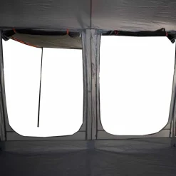 vidaXL 8-personers campingtelt vandtæt grå og orange
