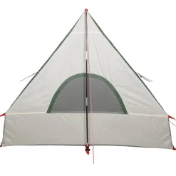vidaXL 2-personers campingtelt A-stel vandtæt grøn