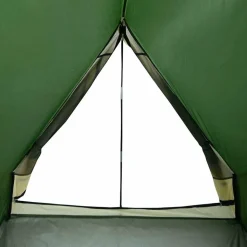 vidaXL 2-personers campingtelt A-stel vandtæt grøn
