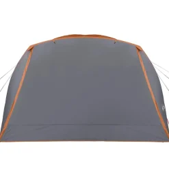 vidaXL 4-personers campingtelt med fortelt vandtæt orange