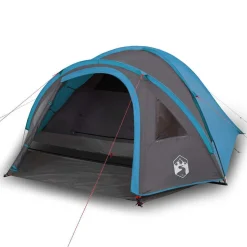 vidaXL 4-personers campingtelt vandtæt blå