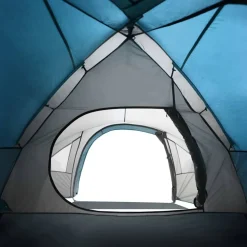 vidaXL 4-personers campingtelt vandtæt blå