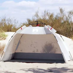 vidaXL 2-personers campingtelt vandtæt quick-release grå