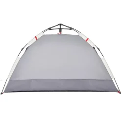 vidaXL 2-personers campingtelt vandtæt quick-release grå