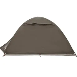 vidaXL 2-personers campingtelt vandtæt kuppel brun