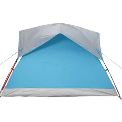 vidaXL 4-personers campingtelt vandtæt blå