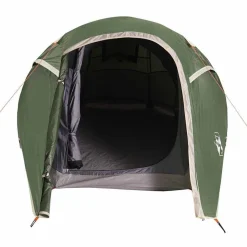 vidaXL 3-personers campingtelt vandtæt grøn