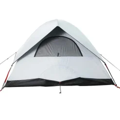 vidaXL 2-personers campingtelt vandtæt mørklægningsstof hvid