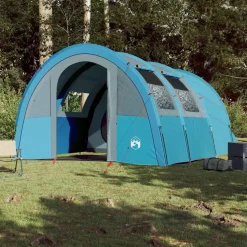 vidaXL 4-personers campingtelt vandtæt blå