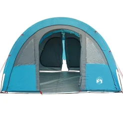 vidaXL 4-personers campingtelt vandtæt blå