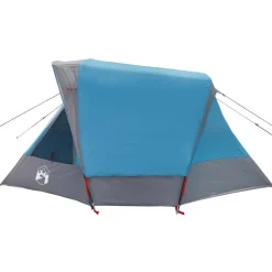 vidaXL 4-personers campingtelt vandtæt blå