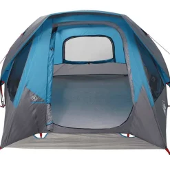 vidaXL 4-personers campingtelt vandtæt blå