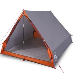vidaXL 2-personers campingtelt A-stel vandtæt grå