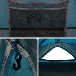 vidaXL 1-personers campingtelt vandtæt blå