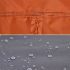 vidaXL 7-personers familietelt quick-release grå og orange