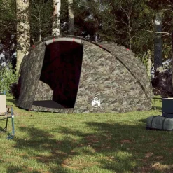 vidaXL 5-personers fisketelt vandtæt camouflage