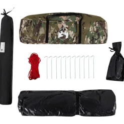 vidaXL 5-personers fisketelt vandtæt camouflage