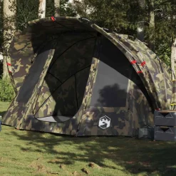 vidaXL 5-personers fisketelt vandtæt camouflage