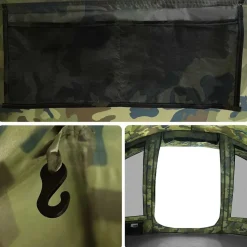 vidaXL 5-personers fisketelt vandtæt camouflage