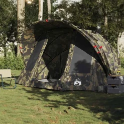 vidaXL 5-personers fisketelt vandtæt camouflage
