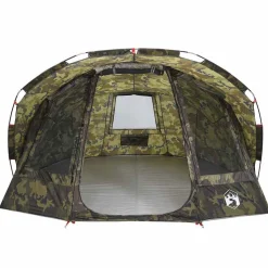 vidaXL 5-personers fisketelt vandtæt camouflage