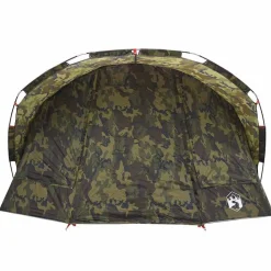 vidaXL 5-personers fisketelt vandtæt camouflage