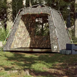 vidaXL 4-personers fisketelt quick-release camouflage