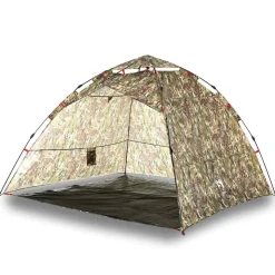 vidaXL 4-personers fisketelt quick-release camouflage