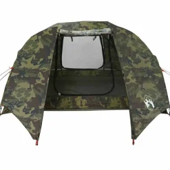 vidaXL 3-personers fisketelt vandtæt camouflage