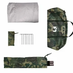 vidaXL 2-personers fortelt til bil vandtæt camouflage