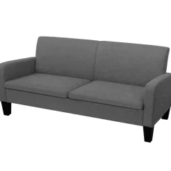 vidaXL 3-personers sofa 180 x 65 x 76 cm mørkegrå