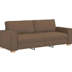 vidaXL 3-personers sofa brun 180 cm stof