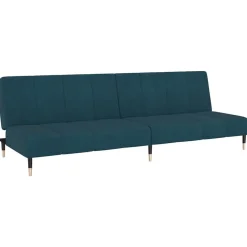 vidaXL 2-personers sovesofa fløjl blå
