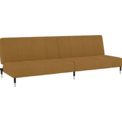 vidaXL 2-personers sovesofa fløjl brun