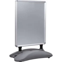 vidaXL plakatstativ A1 med fod aluminiumslegering grå