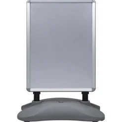 vidaXL plakatstativ A1 med fod aluminiumslegering grå