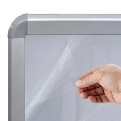 vidaXL plakatstativ A1 med fod aluminiumslegering grå
