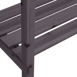 vidaXL plantebord med hylder 78x38x82,5 cm massivt grantræ