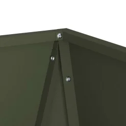 vidaXL Plantekasse Oliven grøn 30 x 30 x 75 cm Stål