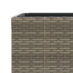 vidaXL plantekasser 3 stk. polyrattan grå