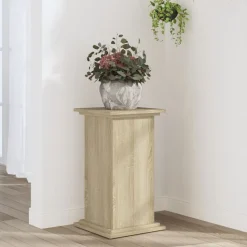 vidaXL plantestativ 33x33x60 cm konstrueret træ sonoma-eg