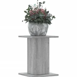 vidaXL plantestativer 2 stk. 30x30x40 cm konstrueret træ grå sonoma-eg