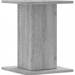 vidaXL plantestativer 2 stk. 30x30x40 cm konstrueret træ grå sonoma-eg