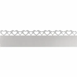 vidaXL Plænekanter 10 pcs Sølv 103 x 0,05 x 22 cm Rustfrit stål