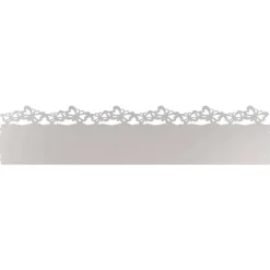 vidaXL Plænekanter 10 pcs Sølv 103 x 0,05 x 22 cm Rustfrit stål