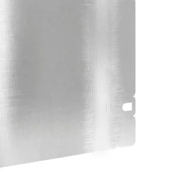 vidaXL Plænekanter 10 pcs Sølv 103 x 0,05 x 22 cm Rustfrit stål
