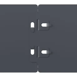 vidaXL plænekanter 10 stk. 10x103 cm koldvalset stål antracit