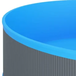 vidaXL pool 350x90 cm grå
