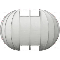 vidaXL Pooltelt Dome Grå 538 x 440 x 204 cm